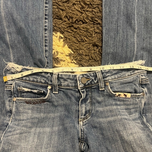 PAIGE Vintage Patchwork Laurel Canyon Bootcut Jean - Picture 9 of 13